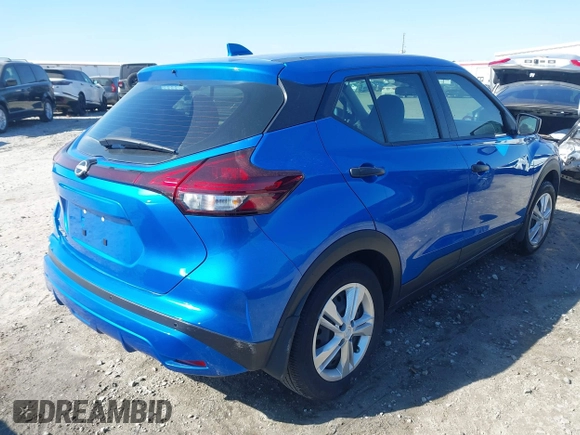 2023 Nissan Kicks S with VIN 3N1CP5BV4PL559498, listed as a IAAI auction lot 41669632 with 32,699 mi miles. Bid and sale history available at carsss.com. Image 4.