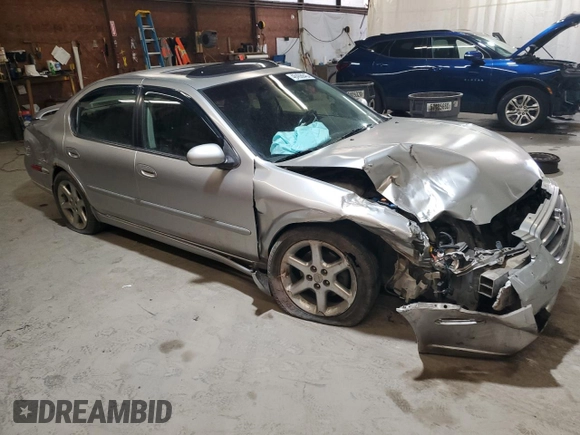 2003 Nissan Maxima SE z VIN JN1DA31AX3T430437, wystawiony jako Copart lot #48408845 z przebiegiem Nie podano mil oraz Szkoda całkowita • Salvage title. Historia ofert i sprzedaży dostępna na DreamBid. Obrazek 4.