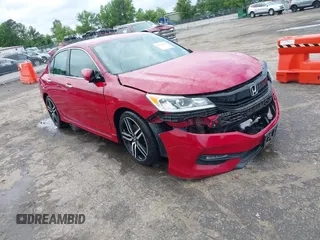 2016 Honda Accord Sport z VIN 1HGCR2F59GA225640, wystawiony jako IAAI lot #42253243 z przebiegiem 114 473 mil mil oraz . Historia ofert i sprzedaży dostępna na DreamBid. Obrazek 1.