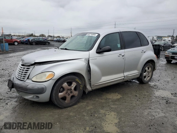 2002 Chrysler PT Cruiser z VIN 3C4FY48B42T383933, wystawiony jako Copart lot #85274004 z przebiegiem 92 006 mil mil oraz Szkoda całkowita • Salvage title. Historia ofert i sprzedaży dostępna na DreamBid. Obrazek 1.
