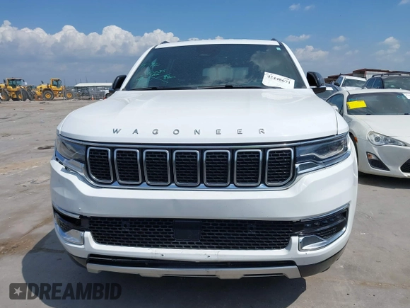 2024 Jeep Wagoneer Series II with VIN 1C4SJSBP6RS158498, listed as a IAAI auction lot 42448671 with 35,645 mi miles and . Bid and sale history available at DreamBid. Image 12.