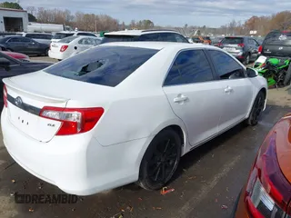 2012 Toyota Camry L with VIN 4T1BF1FK7CU527435, listed as a IAAI auction lot 41143690 with 206,665 mi miles. Bid and sale history available at carsss.com. Image 4.