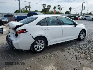2024 Toyota Corolla LE with VIN 5YFB4MDE8RP133263, listed as a Copart auction lot 53626055 with 48,569 mi miles and Salvage Title. Bid and sale history available at carsss.com. Image 3.