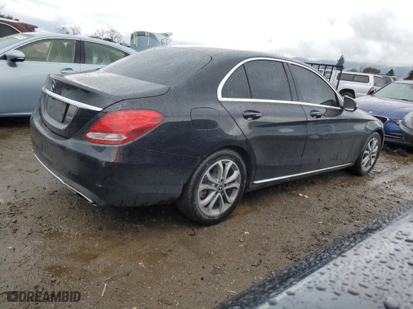 2017 Mercedes-Benz C-Class C 300 with VIN 55SWF4JB0HU219715, listed as a Copart auction lot 47991155 with 130,378 mi miles and Clean Title. Bid and sale history available at carsss.com. Image 3.