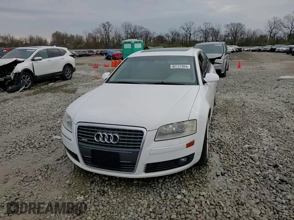2007 Audi A8 L 4.2L with VIN WAUMV44E37N001895, listed as a Copart auction lot 80737364 with 0 mi miles and Salvage Title. Bid and sale history available at carsss.com. Image 11.