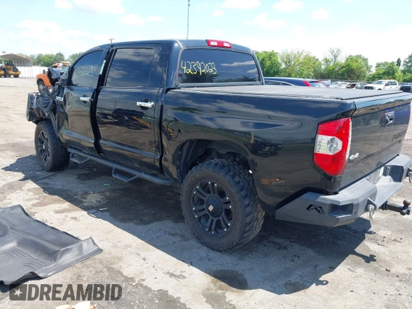 2014 Toyota Tundra Platinum with VIN 5TFAW5F15EX354983, listed as a IAAI auction lot 42392023 with 225,580 mi miles and . Bid and sale history available at DreamBid. Image 3.
