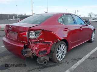 2006 Lexus IS 250 with VIN JTHCK262562006254, listed as a IAAI auction lot 41697815 with 80,994 mi miles and . Bid and sale history available at DreamBid. Image 4.