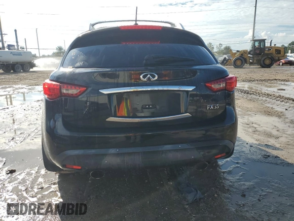 2011 Infiniti FX35 with VIN JN8AS1MU9BM711567, listed as a Copart auction lot 73871934 with 0 mi miles and Non Repairable. Bid and sale history available at carsss.com. Image 6.