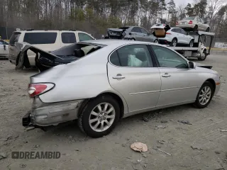 2003 Lexus ES 300 with VIN JTHBF30G030137254, listed as a Copart auction lot 46828375 with 228,627 mi miles and Salvage Title. Bid and sale history available at DreamBid. Image 3.