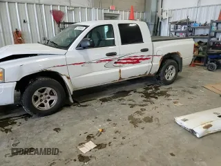 2007 Dodge Dakota SLT with VIN 1D7HW48PX7S216257, listed as a Copart auction lot 41766435 with 215,758 mi miles and Non Repairable. Bid and sale history available at carsss.com. Image 10.