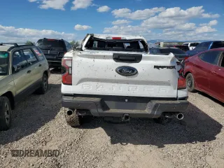 2024 Ford Ranger Raptor with VIN 1FTER4LRXRLE22981, listed as a Copart auction lot 71223444 with 0 mi miles and Salvage Title. Bid and sale history available at carsss.com. Image 6.
