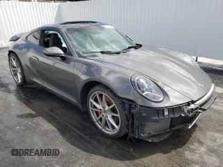 2021 Porsche 911 Carrera S with VIN WP0AB2A98MS222349, listed as a Copart auction lot 46425344 with 22,806 mi miles. Bid and sale history available at carsss.com. Image 4.