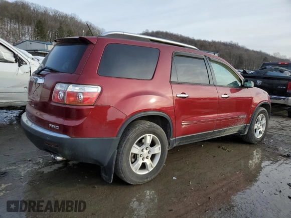 2008 GMC Acadia SLE1 with VIN 1GKEV13768J305714, listed as a Copart auction lot 43161405 with 75,704 mi miles and Salvage Title. Bid and sale history available at carsss.com. Image 3.