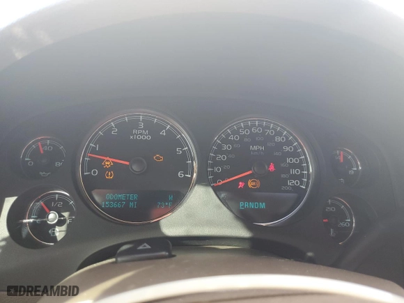 2010 Chevrolet Avalanche LTZ with VIN 3GNVKGE08AG106122, listed as a Copart auction lot 79079274 with 153,667 mi miles and Salvage Title. Bid and sale history available at carsss.com. Image 9.