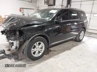 2013 Dodge Durango Crew with VIN 1C4SDJDT9DC670738, listed as a IAAI auction lot 41329419 with 149,520 mi miles and . Bid and sale history available at carsss.com. Image 2.
