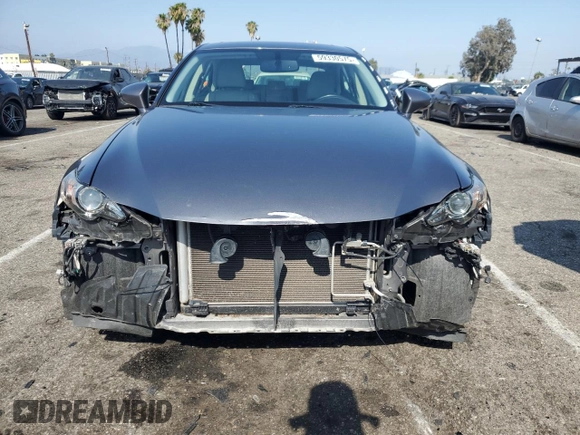 2014 Lexus IS 250 with VIN JTHBF1D23E5023743, listed as a Copart auction lot 59330575 with 70,866 mi miles and Salvage title. Bid and sale history available at DreamBid. Image 5.