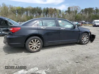 2013 Chrysler 200 Limited with VIN 1C3CCBCG9DN751782, listed as a Copart auction lot 52711945 with Not Provided miles and Salvage Title. Bid and sale history available at DreamBid. Image 3.