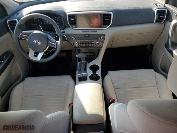 2020 Kia Sportage LX with VIN KNDPM3AC9L7799978, listed as a Copart auction lot 43839545 with 96,906 mi miles and Salvage Title. Bid and sale history available at carsss.com. Image 8.