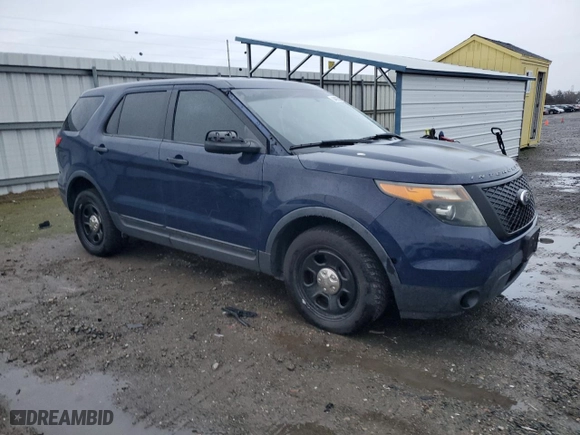 2014 Ford Police Interceptor Utility with VIN 1FM5K8AT3EGB54722, listed as a Copart auction lot 84097554 with 120,011 mi miles and Clean Title. Bid and sale history available at carsss.com. Image 4.