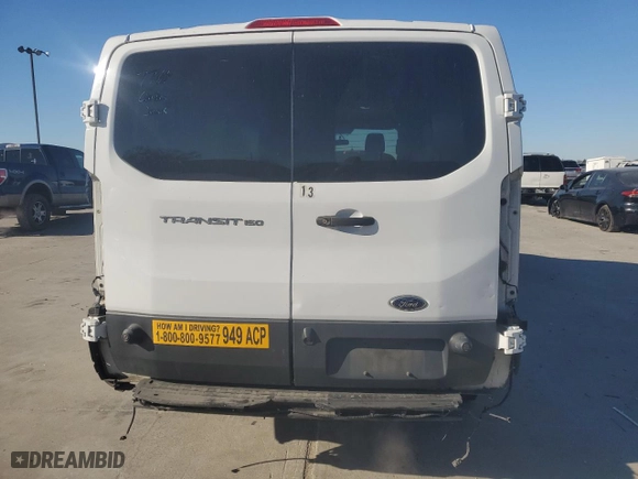 2018 Ford Transit Van with VIN 1FTYE2YM8JKA24351, listed as a Copart auction lot 89145865 with NaN miles and Salvage Title. Bid and sale history available at carsss.com. Image 6.