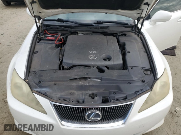2008 Lexus IS 250 with VIN JTHBK262182063615, listed as a Copart auction lot 44211525 with 147,433 mi miles and Salvage Title. Bid and sale history available at DreamBid. Image 13.