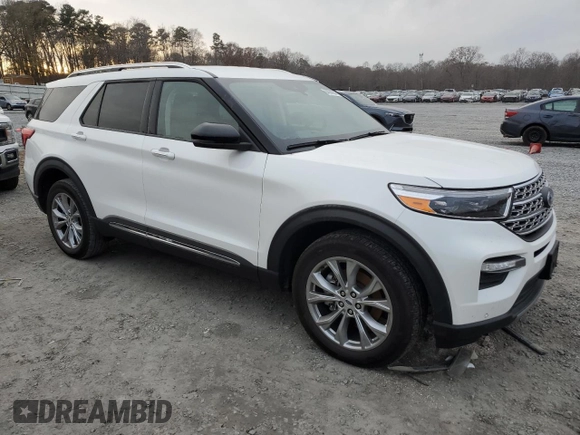 2024 Ford Explorer Limited with VIN 1FMSK8FH5RGA74870, listed as a Copart auction lot 84684064 with 17,073 mi miles and Salvage Title. Bid and sale history available at carsss.com. Image 4.