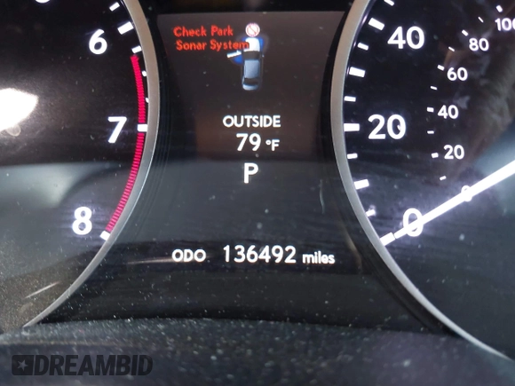 2013 Lexus ES 4dr Sdn with VIN JTHBK1GG1D2023369, listed as a IAAI auction lot 41539886 with 136,492 mi miles. Bid and sale history available at carsss.com. Image 15.
