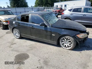 2007 BMW 3 Series 328i with VIN WBAVC53517FZ78772, listed as a Copart auction lot 67084735 with Not provided miles and Salvage title. Bid and sale history available at DreamBid. Image 4.