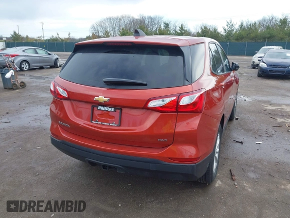 2020 Chevrolet Equinox LS z VIN 2GNAXSEV3L6216007, wystawiony jako IAAI lot #41889041 z przebiegiem 96 406 mil mil oraz . Historia ofert i sprzedaży dostępna na DreamBid. Obrazek 4.