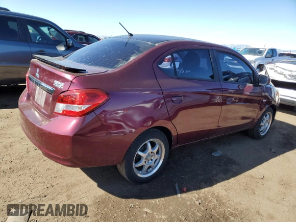2017 Mitsubishi Mirage G4 ES with VIN ML32F3FJ6HH004840, listed as a Copart auction lot 48561124 with 42,150 mi miles. Bid and sale history available at carsss.com. Image 3.