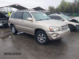 2005 Toyota Highlander z VIN JTEEP21A350105963, wystawiony jako IAAI lot #41922938 z przebiegiem 229 627 mil mil oraz . Historia ofert i sprzedaży dostępna na DreamBid. Obrazek 1.