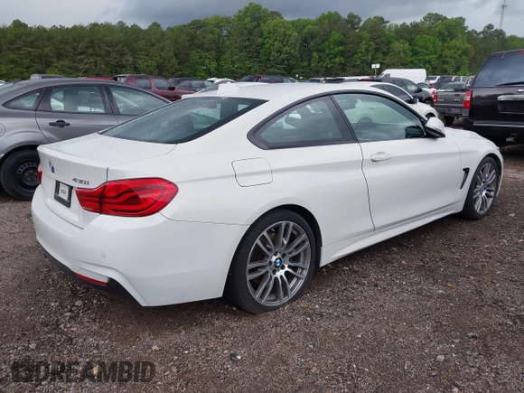 2018 BMW 4 Series 430i with VIN WBA4W3C56JAB87233, listed as a IAAI auction lot 42079528 with 104,991 mi miles and . Bid and sale history available at DreamBid. Image 4.