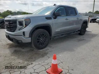 2024 GMC Sierra 1500 Elevation with VIN 1GTPUCEK5RZ334774, listed as a Copart auction lot 61023015 with 18,111 mi miles and Salvage title. Bid and sale history available at DreamBid. Image 1.