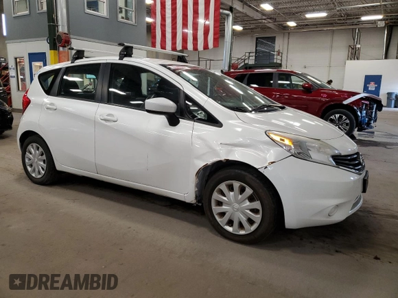 2016 Nissan Note S with VIN 3N1CE2CP0GL362736, listed as a Copart auction lot 52964275 with 145,144 mi miles and Clean Title. Bid and sale history available at DreamBid. Image 4.