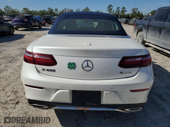 2018 Mercedes-Benz E-Class E 400 with VIN WDD1K6GB0JF057411, listed as a Copart auction lot 82135774 with 46,021 mi miles and Salvage Title. Bid and sale history available at carsss.com. Image 6.