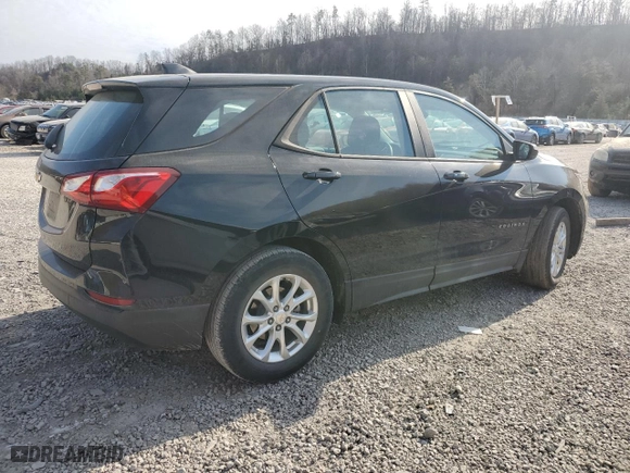 2021 Chevrolet Equinox LS with VIN 2GNAXHEV2M6160226, listed as a Copart auction lot 47630795 with 0 mi miles and Salvage Title. Bid and sale history available at carsss.com. Image 3.