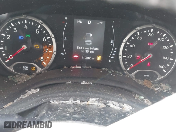 2017 Jeep Renegade Latitude with VIN ZACCJBBB9HPG58863, listed as a IAAI auction lot 41229109 with 112,865 mi miles and . Bid and sale history available at DreamBid. Image 7.