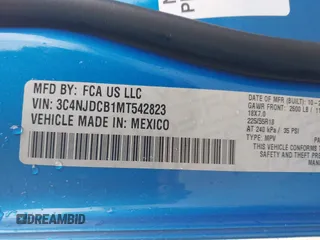 2021 Jeep Compass Limited с VIN 3C4NJDCB1MT542823, выставлен на аукционе IAAI как лот 42313842 с пробегом 97 142 миль миль и . История ставок и продаж доступна на DreamBid. Изображение 9.