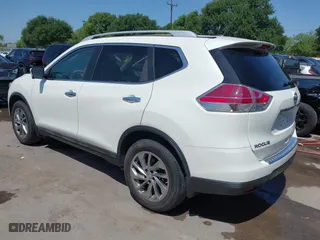 2015 Nissan Rogue SL with VIN 5N1AT2MV9FC886089, listed as a IAAI auction lot 41974712 with 33,946 mi miles. Bid and sale history available at carsss.com. Image 3.