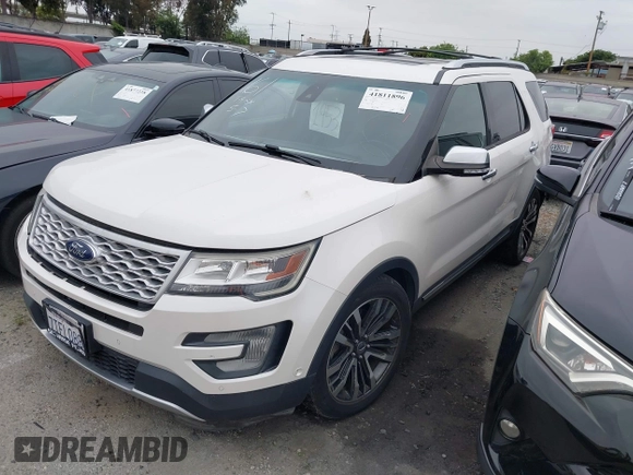 2016 Ford Explorer Platinum with VIN 1FM5K8HT3GGC71953, listed as a IAAI auction lot 41811896 with 81,594 mi miles and . Bid and sale history available at DreamBid. Image 17.