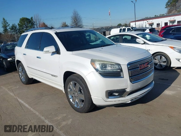 2016 GMC Acadia Denali with VIN 1GKKRTKD4GJ257624, listed as a IAAI auction lot 41769196 with 129,229 mi miles. Bid and sale history available at carsss.com. Image 1.