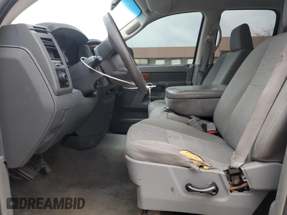 2006 Dodge 1500 SLT with VIN 1D7HU18N06S673743, listed as a Copart auction lot 53145955 with 131,318 mi miles and Salvage Title. Bid and sale history available at DreamBid. Image 7.