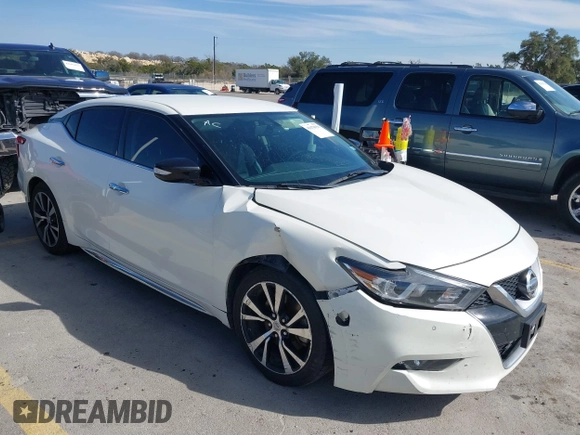2017 Nissan Maxima SV with VIN 1N4AA6AP7HC456500, listed as a IAAI auction lot 41678956 with 159,995 mi miles and . Bid and sale history available at DreamBid. Image 1.