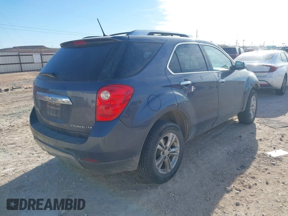 2013 Chevrolet Equinox LTZ with VIN 2GNALFEKXD6419406, listed as a IAAI auction lot 41370313 with 157,070 mi miles. Bid and sale history available at carsss.com. Image 4.
