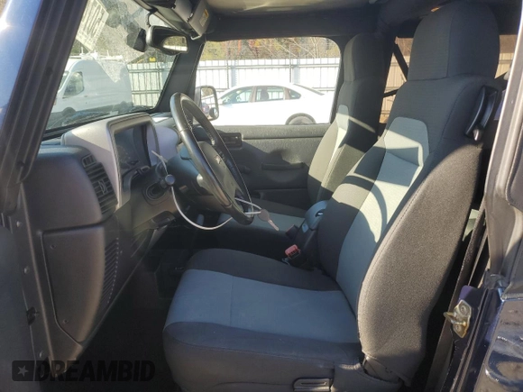2006 Jeep Wrangler Unlimited LWB with VIN 1J4FA44S56P722617, listed as a Copart auction lot 50747255 with 64,172 mi miles and Salvage Title. Bid and sale history available at carsss.com. Image 7.