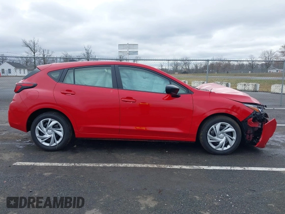 2024 Subaru Impreza with VIN JF1GUABC6R8908229, listed as a IAAI auction lot 41804590 with Not provided miles and . Bid and sale history available at DreamBid. Image 13.