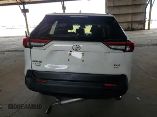 2019 Toyota RAV4 XLE with VIN JTMP1RFV7KJ007608, listed as a Copart auction lot 53856125 with 37,868 mi miles and Salvage Title. Bid and sale history available at DreamBid. Image 6.