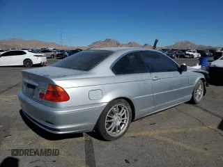 2002 BMW 3 Series 330Ci with VIN WBABN53492JU38225, listed as a Copart auction lot 41881915 with 207,862 mi miles and Salvage Title. Bid and sale history available at carsss.com. Image 3.
