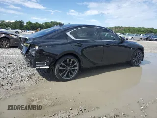 2024 Lexus IS 350 F Sport with VIN JTHGZ1B25R5080788, listed as a Copart auction lot 58954675 with 8,686 mi miles and Salvage title. Bid and sale history available at DreamBid. Image 3.