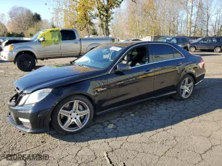 2010 Mercedes-Benz E-Class E 63 AMG with VIN WDDHF7HB9AA198420, listed as a Copart auction lot 82936484 with 102,431 mi miles and Salvage Title. Bid and sale history available at carsss.com. Image 1.